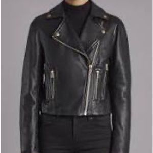 MUUBAA black leather jacket